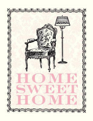 Home Sweet Home Chair Card