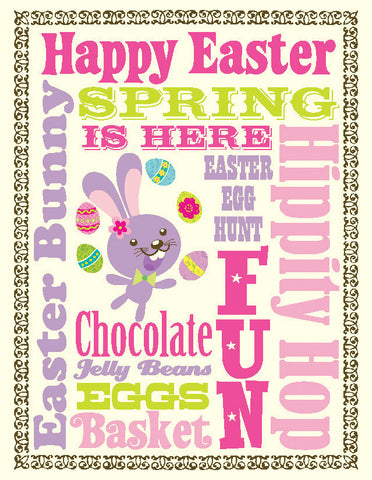 Multi Text Easter Card